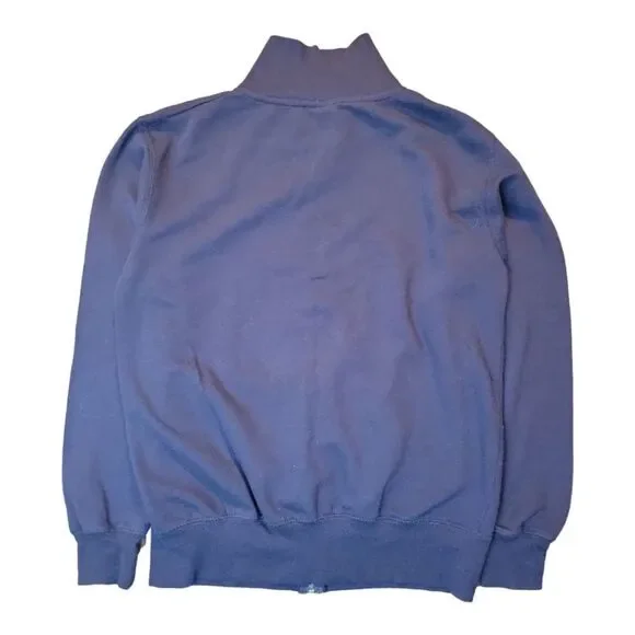 Notre Dame Distressed Look Mock Neck Zippered Sweatshirt Size S - Picture 2 of 4